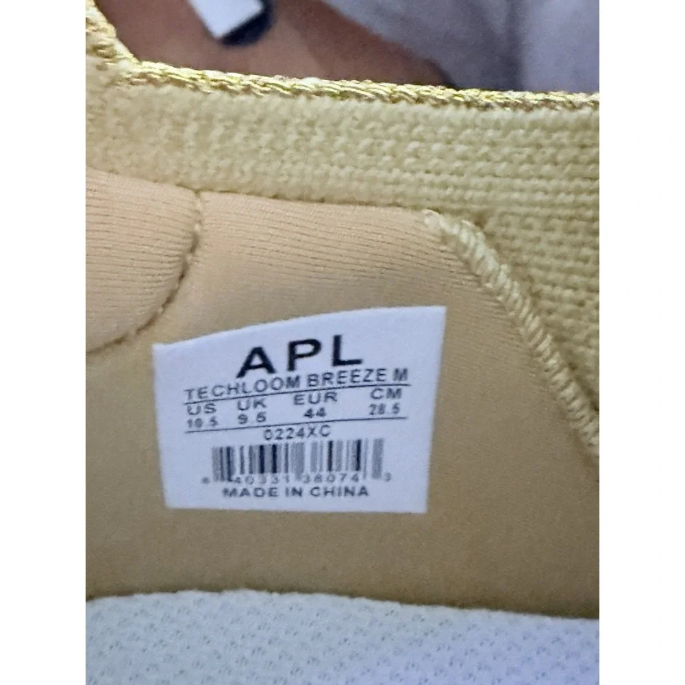 APL TechLoom Breeze Mens 24K Gold Running Shoes Size 10.5 Healthty Feet Strong‎
